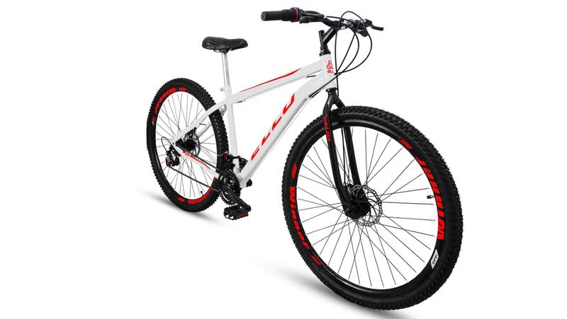 Bicicleta Aro 29 Freio à Disco 21 M. Quadro18,5 Wendy Branca