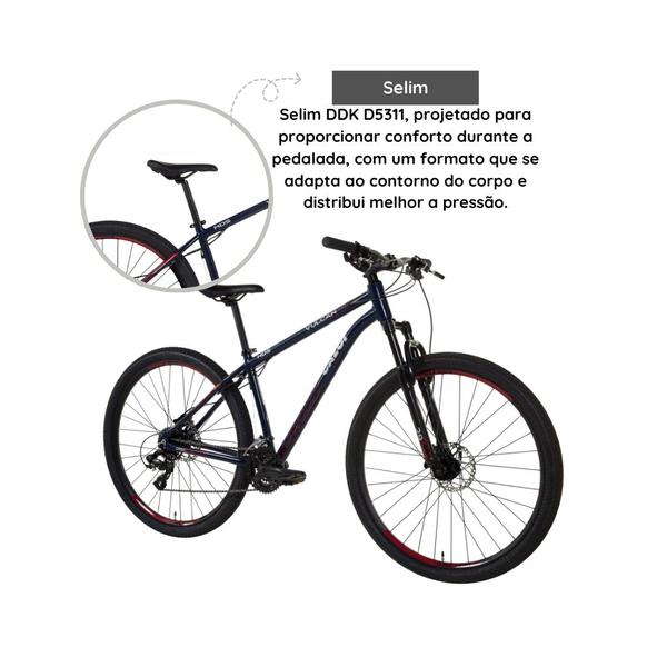 Imagem de Bicicleta Aro 29 Freio A Disco Vulcan Quadro Aluminio Caloi