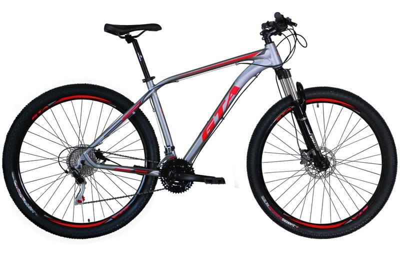 Imagem de Bicicleta Aro 29 Gta Insane 24v Câmbios Shimano K7 Freio a Disco Hidráulico Garfo Com Trava - Vermelho/Cinza