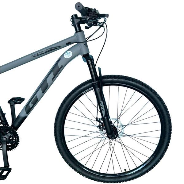 Imagem de Bicicleta aro 29 GTI Aluminio 21 Velocidades Freio a Disco Original Mtb KW Suspensão com Garantia