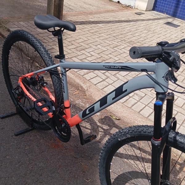 Imagem de Bicicleta Aro 29 GTI Roma 24 Velocidades Aluminino MTB Câmbio Traseiro SHIMANO Freio a Disco