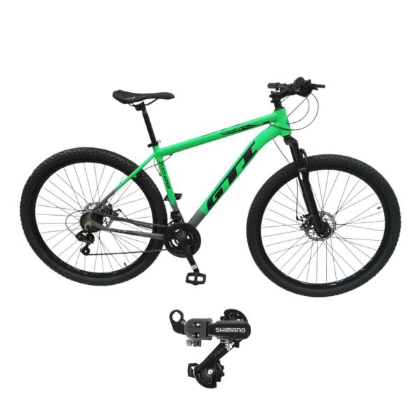 Imagem de Bicicleta Aro 29 GTI ROMA 24 Velocidades Alumínio MTB C/ Câmbio Traseiro SHIMANO