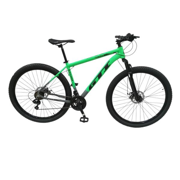 Bicicleta Aro 29 Gti Roma Mtb 24 Velocidades Alumínio Disco Mecânico Indexado Urbano - KSW Imagem de Bicicleta Aro 29 Gti Roma Mtb 24 Velocidades Alumínio Disco Mecânico Indexado Urbano