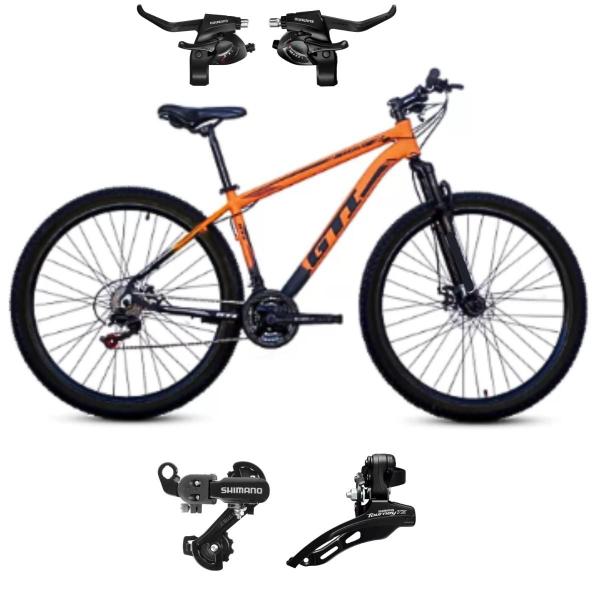 Imagem de Bicicleta Aro 29 GTI Roma MTB 24 Velocidades Alumínio Suspensão Dianteira 80mm Câmbios/Trocadores SHIMANO