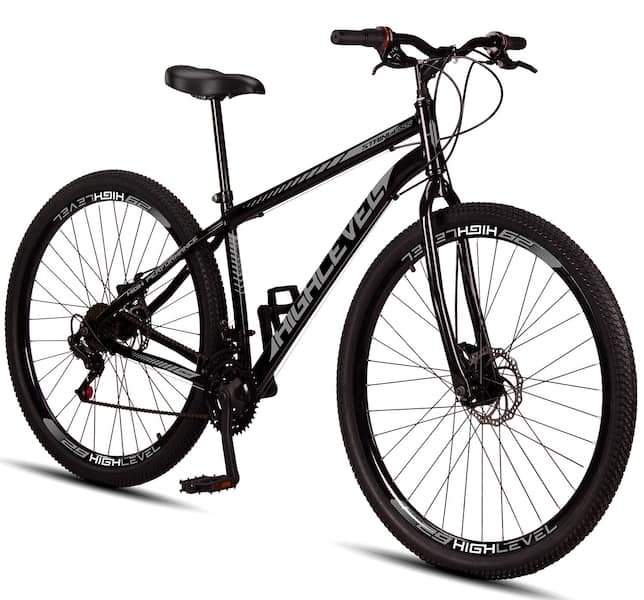Bicicleta Aro 29 Highlevel Aço Carbono Freios A Disco 21 Marchas - Highlevel Bikes Bicicleta Aro 29 Highlevel Aço Carbono Freios A Disco 21 Marchas - Highlevel Bikes