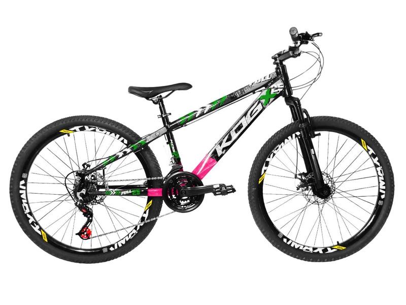 Imagem de Bicicleta Aro 29 KOG 21 Velocidades Modelo Viking Full x25 Freeride Suspensão de 80mm Freio a Disco