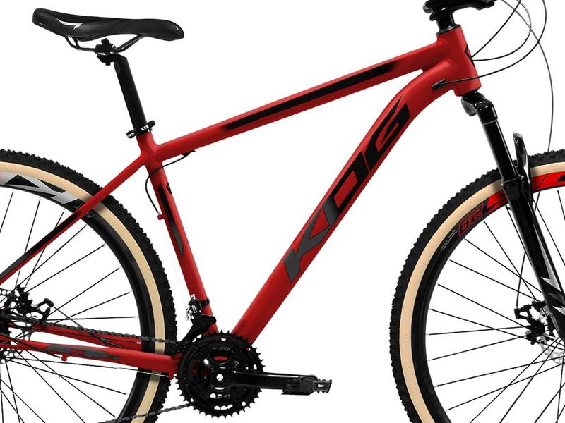 Imagem de Bicicleta Aro 29 KOG 24V Unissex Freio Disco Pneu Bege