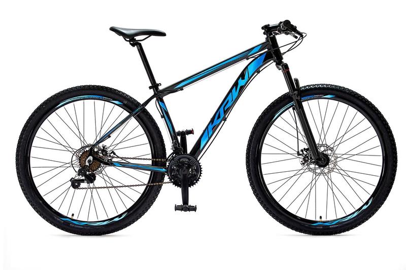 Imagem de Bicicleta Aro 29 Krw Alumínio 21 Velocidades Marchas Freio a Disco Suspensão dianteira Mountain Bike S3