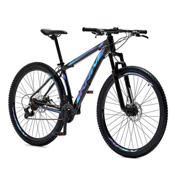 Imagem de Bicicleta Aro 29 Krw Alumínio 21 Velocidades Marchas Freio a Disco Suspensão dianteira Mountain Bike S3