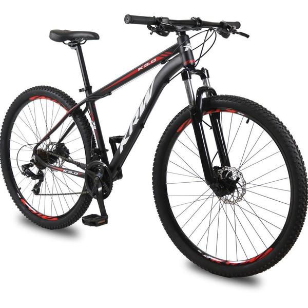 Imagem de Bicicleta Aro 29 KRW Alumínio 27 Vel Shimano Acera Freio Hidráulico com Trava S30