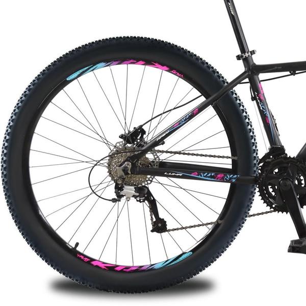 Imagem de Bicicleta aro 29 KRW Alumínio 27 Vel Shimano Acera Freio Hidráulico Suspensão C/ Trava de ombro KR10