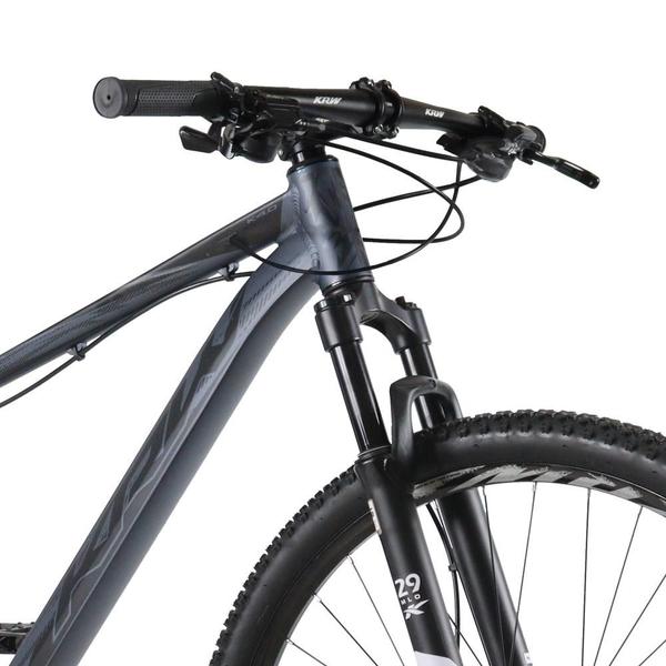 Imagem de Bicicleta aro 29 KRW Alumínio 27 Vel Shimano Altus Freio Hidráulico Suspensão C/ Trava de ombro KR13