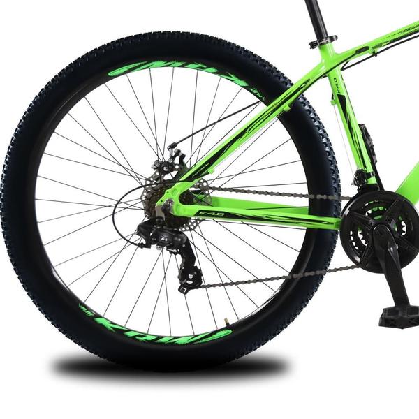 Bicicleta aro 29 KRW Alumínio 27 Velocidades Freio a Disco Suspensão dianteira Mountain Bike KR5 Imagem de Bicicleta aro 29 KRW Alumínio 27 Velocidades Freio a Disco Suspensão dianteira Mountain Bike KR5