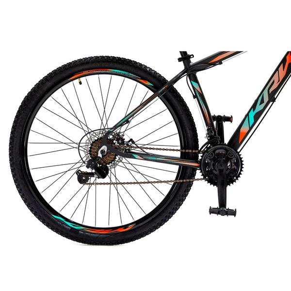 Imagem de Bicicleta Aro 29 Krw Alumínio 27 Velocidades Freio a Disco Suspensão dianteira MountainBike S7