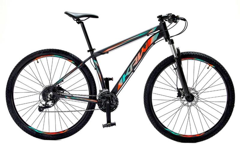 Imagem de Bicicleta Aro 29 Krw Alumínio 27 Velocidades Freio Hidráulico Suspensão com Trava MountainBike S9