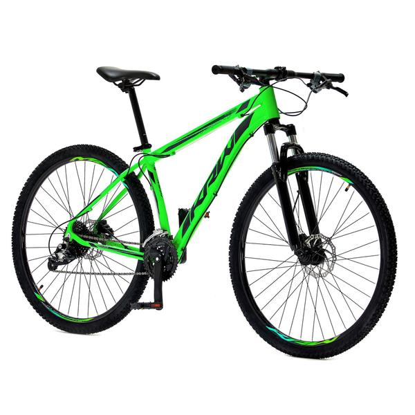 Imagem de Bicicleta Aro 29 Krw Alumínio 27 Velocidades Freio Hidráulico Suspensão com Trava MountainBike S9