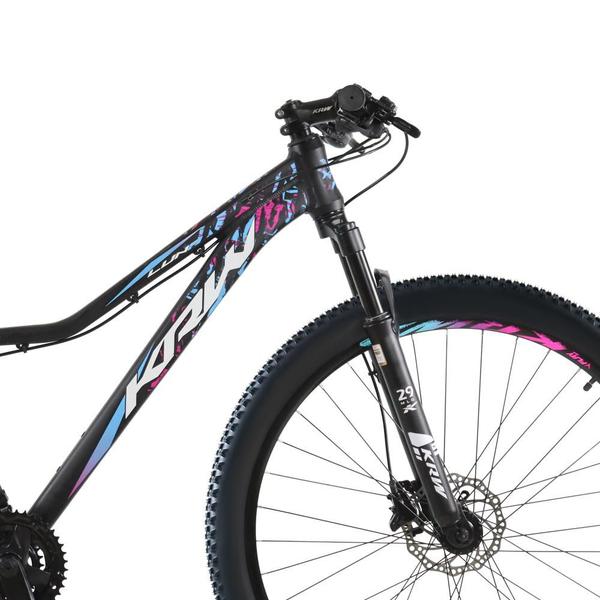 Imagem de Bicicleta aro 29 KRW Alumínio 27 Velocidades Freio Hidráulico Suspensão dianteira Mountain Bike KR4