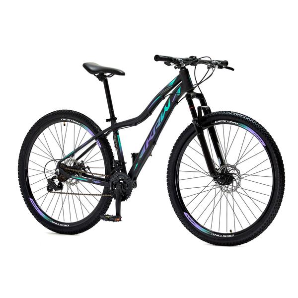 Imagem de Bicicleta Aro 29 KRW Alumínio Shimano TZ 21 Velocidades Marchas Freio a Disco Suspensão dianteira MountainBikeSH21