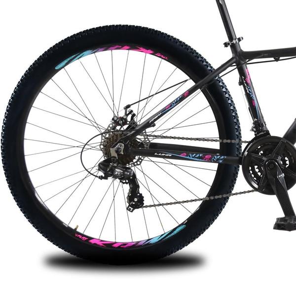 Imagem de Bicicleta Aro 29 KRW Alumínio Shimano TZ 24 Velocidades Freio a Disco Suspensão Mountain Bike KR9