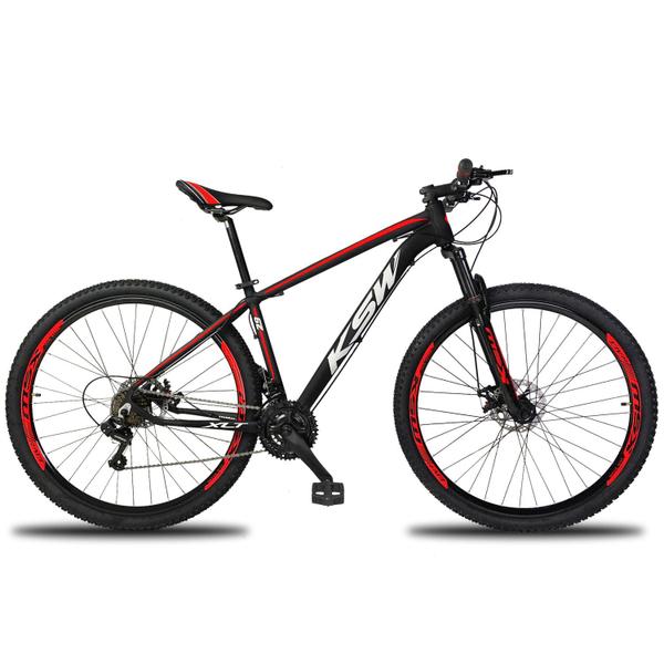 Imagem de Bicicleta Aro 29 Ksw 24 Marchas Shimano, Freios a Disco e K7