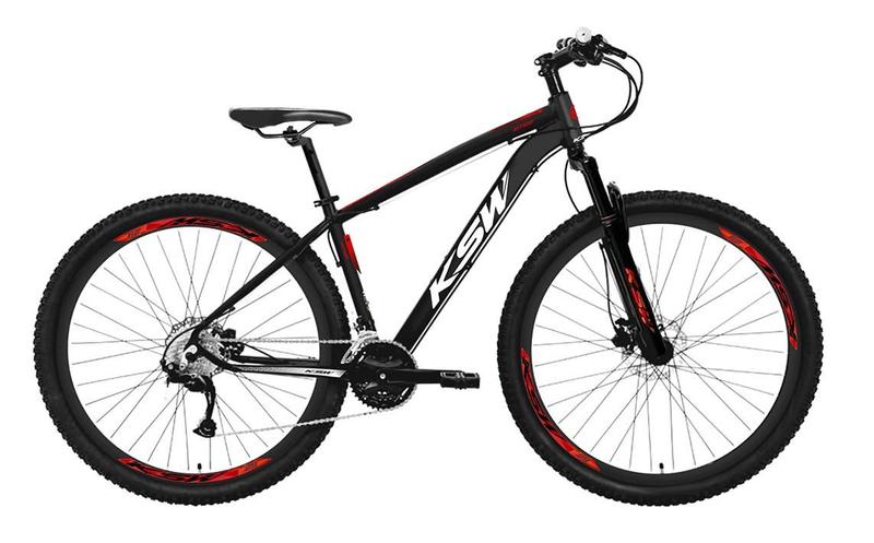 Bicicleta Aro 29 Ksw 24 Velocidades Freios a Disco com Suspensão Bicicleta Aro 29 Ksw 24 Velocidades Freios a Disco com Suspensão