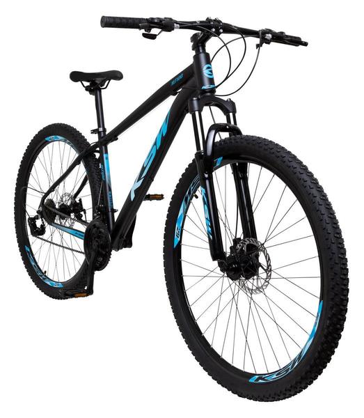 Imagem de Bicicleta Aro 29 Ksw Alumínio 21v Alavanca V-Fire Freios a Disco e Suspensão