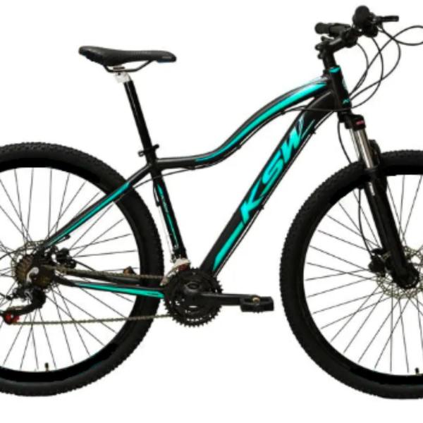 Imagem de Bicicleta Aro 29 KSW MWZA Feminina 21 Velocidades Alumínio C/ Câmbios e Trocadores SHIMANO