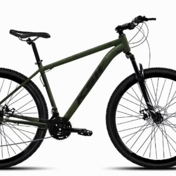 Imagem de Bicicleta Aro 29 KSW XLT 100 24 Velocidades Alumínio MTB Suspensão Dianteira 80mm Câmbio Traseiro SHIMANO