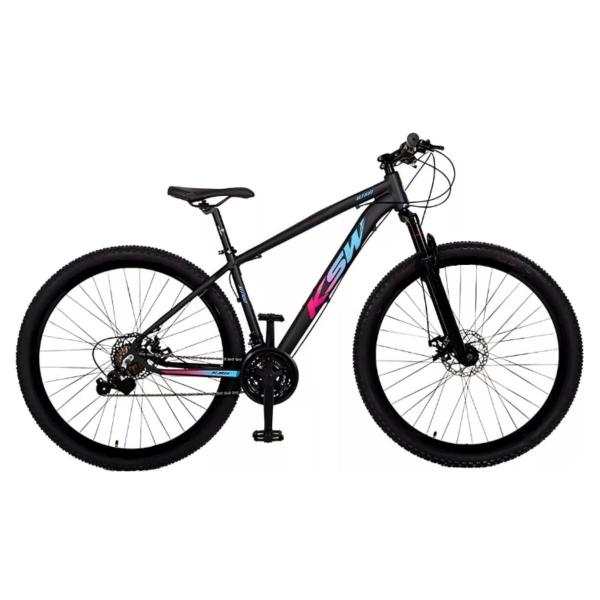 Imagem de Bicicleta Aro 29 KSW XLT 100 Aluminio 21 Velocidades Freio Hidraulico MTB