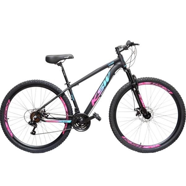 Imagem de Bicicleta Aro 29 Ksw Xlt 21v Cambios Shimano