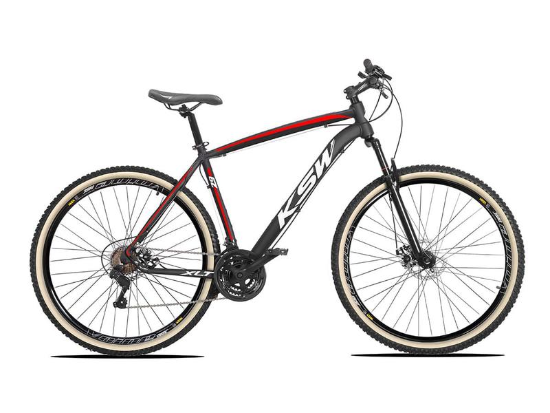 Imagem de Bicicleta Aro 29 KSW XLT100 18v Freio Hidráulico K7 e Trava