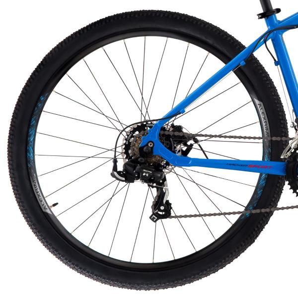 Imagem de Bicicleta Aro 29 Oggi Hacker Sport 21v - Azul/Vermelho/Preto