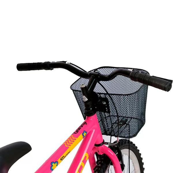 Imagem de Bicicleta Athor Infantil Charmy Aro 20 Feminina Com Cesta