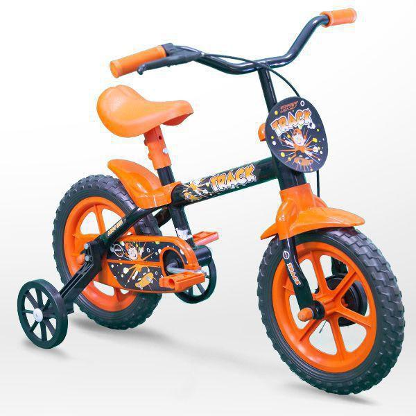 Imagem de Bicicleta Baby Infantil Preto/Laranja Aro 12 Track