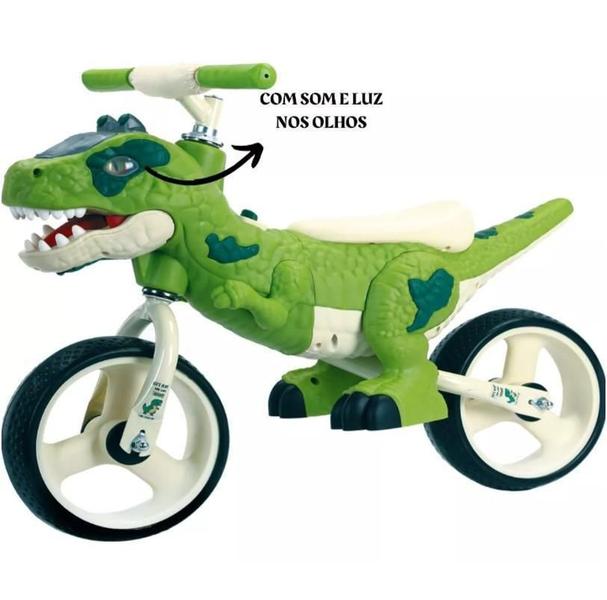 Imagem de Bicicleta Balance Bike Dino T-Rex Aro 12 - Unitoys