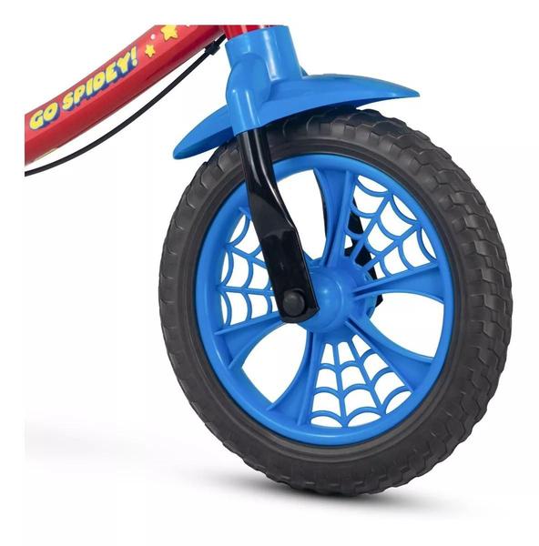 Imagem de Bicicleta Balance Bike Equilíbrio Sem Pedal Spider Man