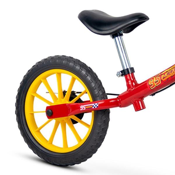 Imagem de Bicicleta Balance Bike Infantil Carros Aro 12 - Nathor