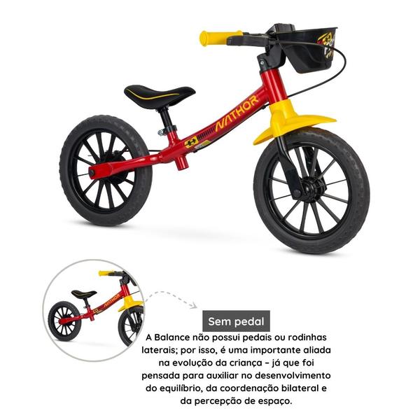 Imagem de Bicicleta Balance Bike Infantil Fast Mod. 3 Aro 12 - Nathor