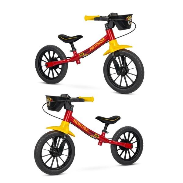 Imagem de Bicicleta Balance Bike Infantil Fast Mod. 3 Aro 12 - Nathor