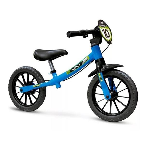 Imagem de Bicicleta Balance Bike Masculina Azul Aro 12