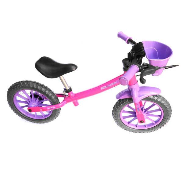 Imagem de Bicicleta Balance Equilíbrio Nathor Aro 12" Infantil C/ Freio