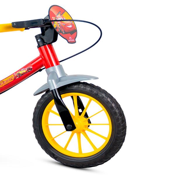 Imagem de Bicicleta Balance Infantil Carros Aro 12 até 21Kg Limitador de Giro Nathor