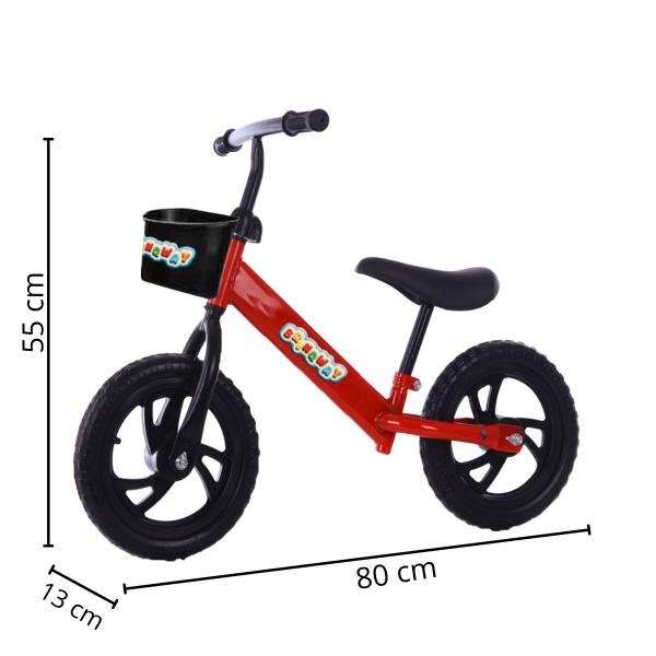 Imagem de Bicicleta balance sem pedal equilíbrio 12 infantil vermelho