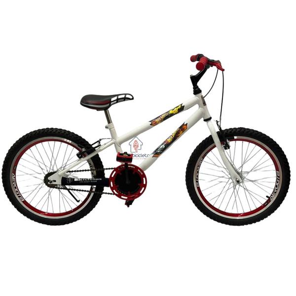 Imagem de Bicicleta Bike Infantil Menino Aro 20 c/ Aros Aeros Acessórios Coloridos