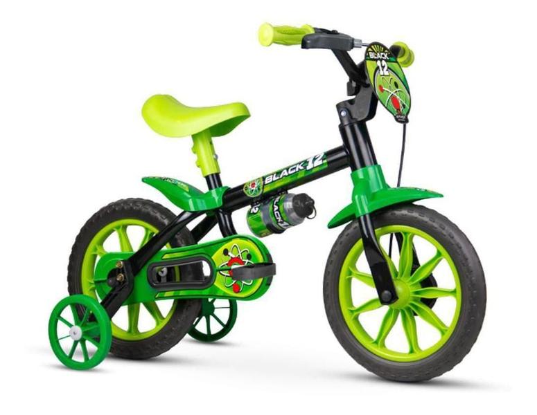 Imagem de Bicicleta Black Aro 12 Infantil Nathor 2 A 5 Anos