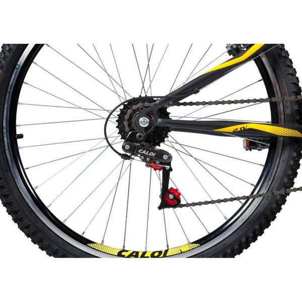 Imagem de Bicicleta Caloi Andes Freios V-Brake Preta Aro 26 21V T18R26V21