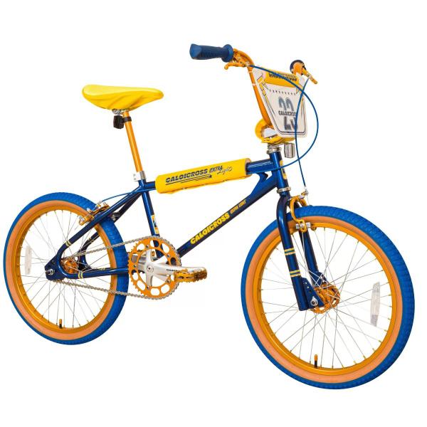 Imagem de Bicicleta caloi cross extra light r20 azul amarelo 2023