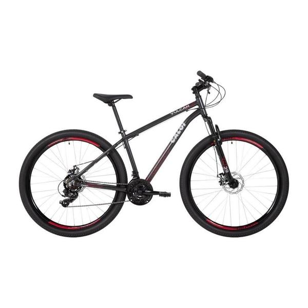 Imagem de Bicicleta Caloi Vulcan T17R29V21 Cinza  Aro 29