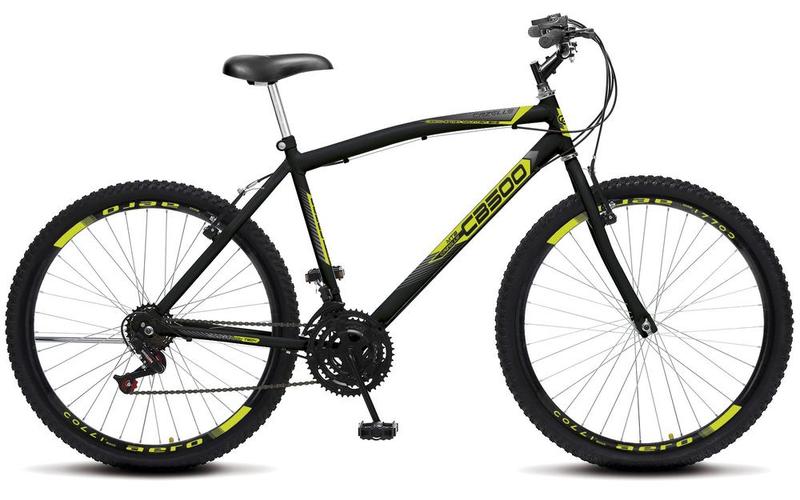 Bicicleta Cazelle CB 500, Aro 26 Comum Natural, 36 Raias, 18