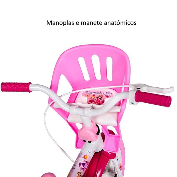 Imagem de Bicicleta com Rodinhas de Princesa Meninas com Cesta Styll